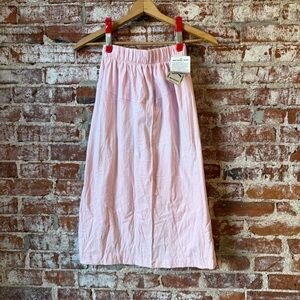 Vintage Pink cotton Women's Skirt